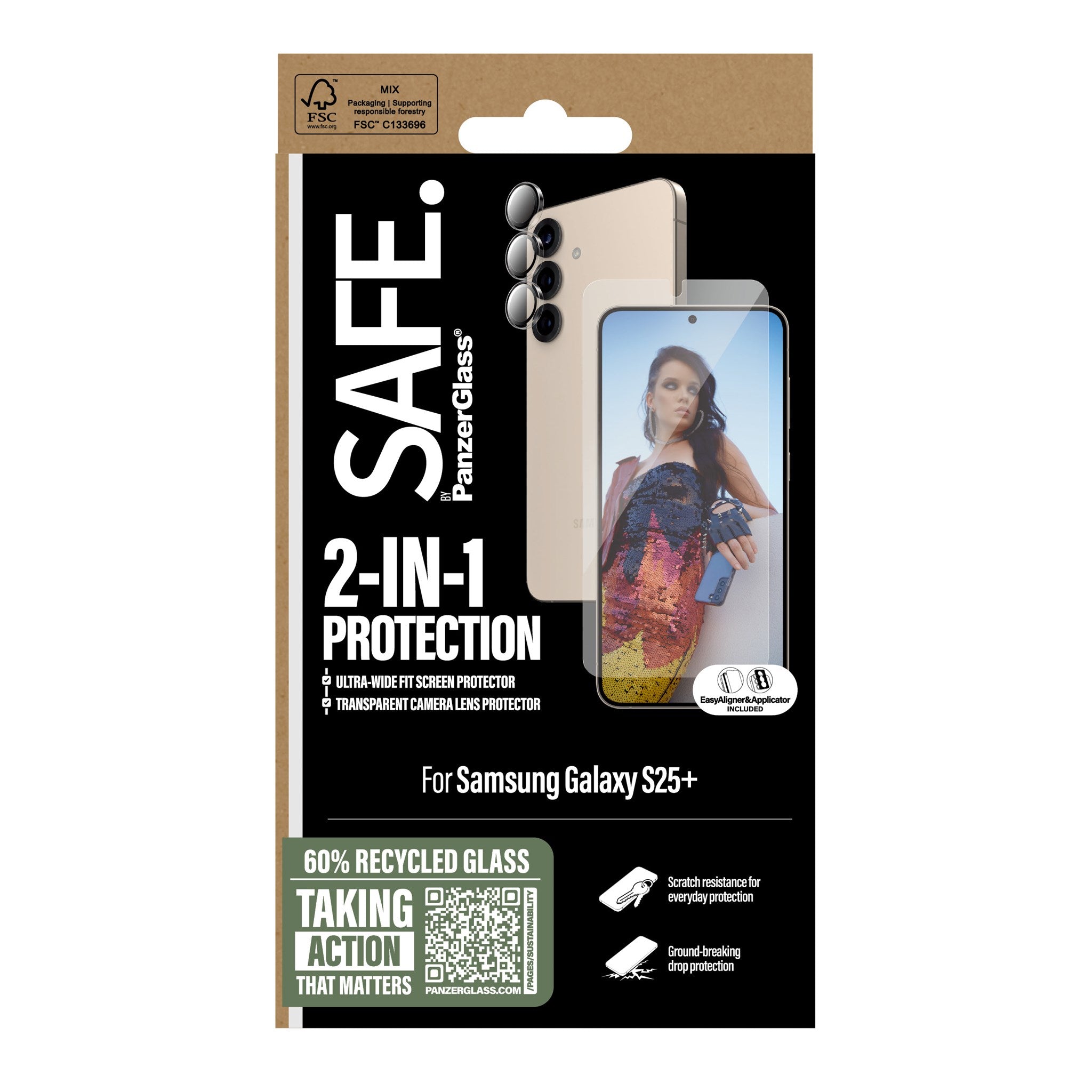 SAFE. by PanzerGlass® 2-in-1 Set Samsung Galaxy S25+